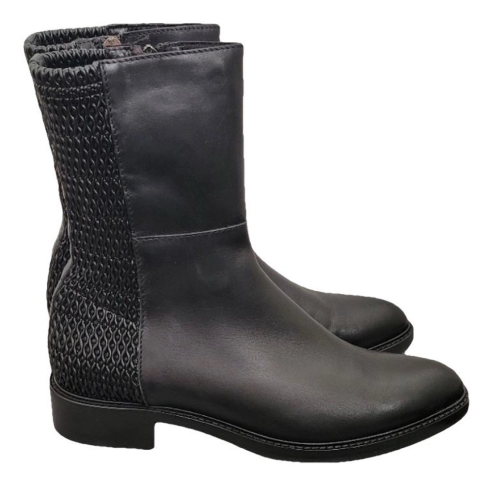 Aquatalia Geneen Calf Black Leather Boots
